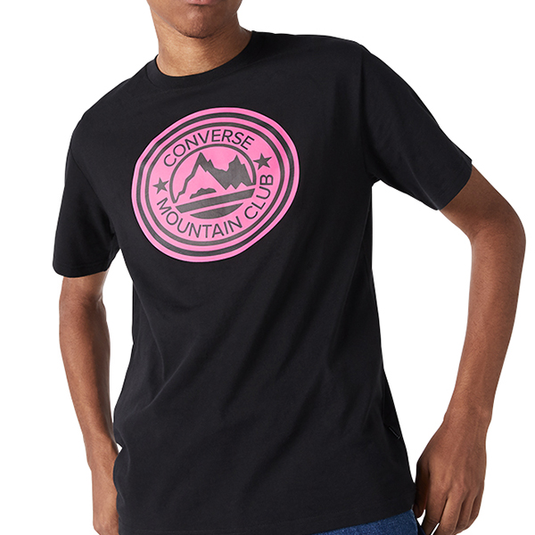 Áo Converse Mountain Club Patch T Shirt - Black