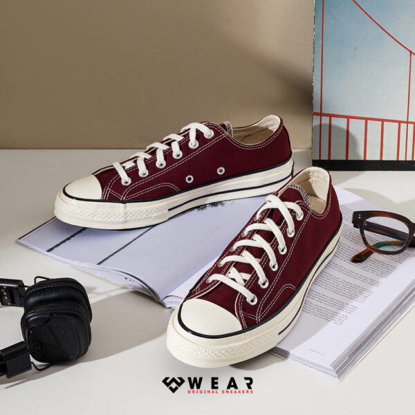 Giày Converse Chuck 70 Vintage Canvas Deep Bordeaux 1 Giày Converse Chuck 70 Vintage Canvas Deep Bordeaux