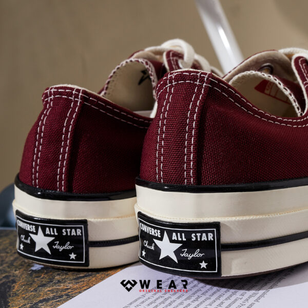 Giày Converse Chuck 70 Vintage Canvas Deep Bordeaux 1 Giày Converse Chuck 70 Vintage Canvas Deep Bordeaux