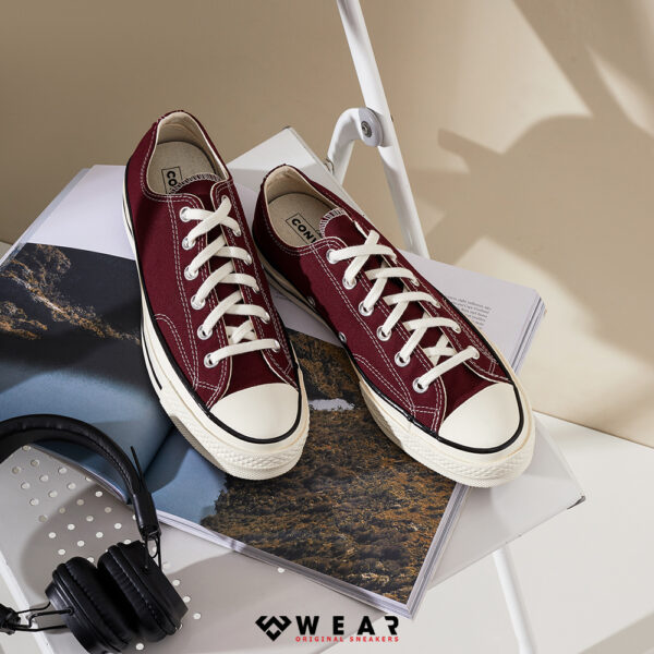 Giày Converse Chuck 70 Vintage Canvas Deep Bordeaux 1 Giày Converse Chuck 70 Vintage Canvas Deep Bordeaux