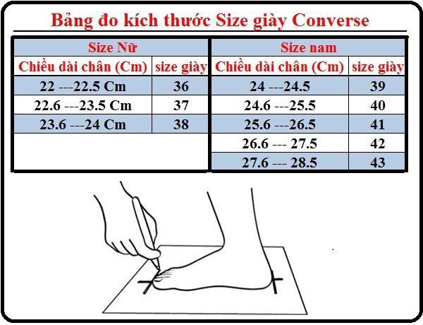 Cách chọn giày Converse phù hợp với cá tính