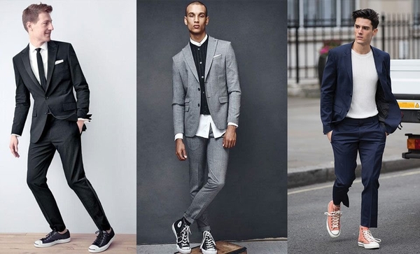 Giày Converse với quần tây – hợp lý đến bất ngờ cho những anh chàng công sở