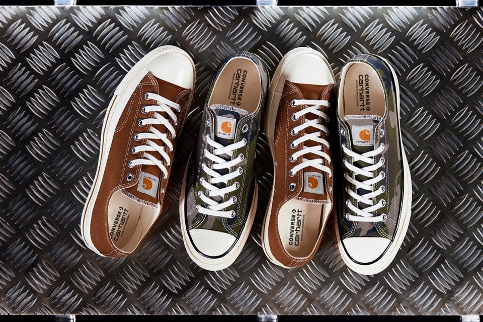 Sự hòa phối đỉnh cao trên những mẫu giày Converse x Carhartt WIP