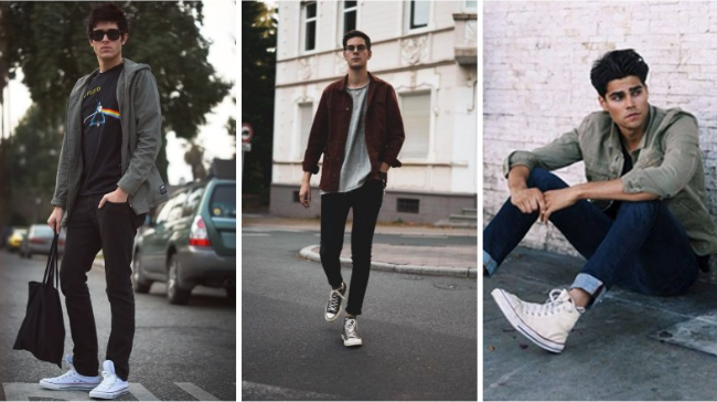 Phối quần áo với giày Converse chuẩn phái mạnh, không nên bỏ qua