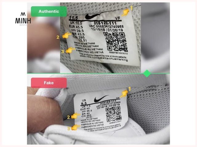 Làm sao để phân biệt giày Nike thật giả một cách chuẩn xác?