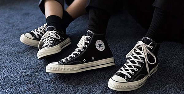 Buá»™c dÃ¢y giÃ y Converse kiá»ƒu Ä‘an xÃ©o