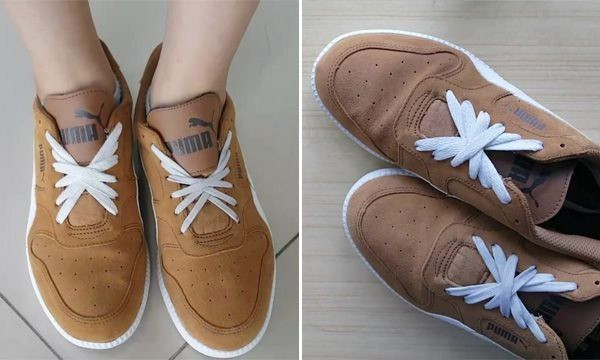 cách buộc dây giày sneaker 5 lỗ hình cánh bướm