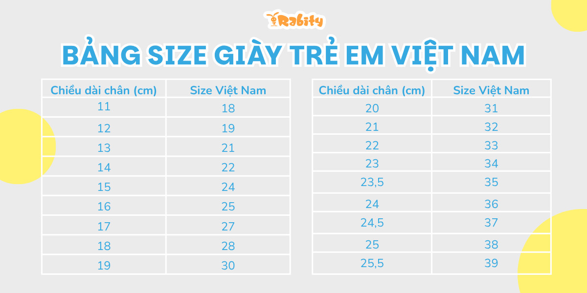 Cách chọn size giày dép trẻ em