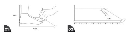 Cách đo chiều dài chân để chọn size giày