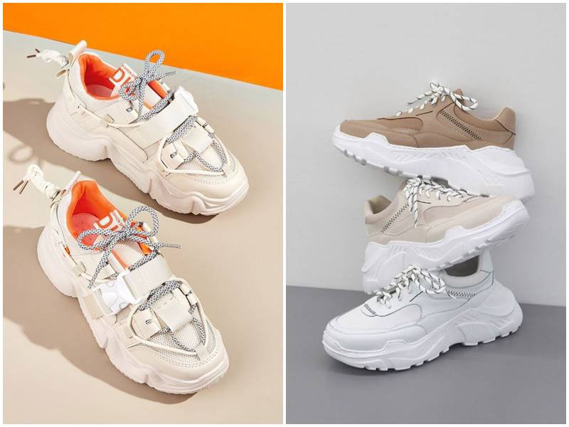 Chân dung cô gái mặc áo dài họa tiết, phối cùng giày sneaker trắng năng động