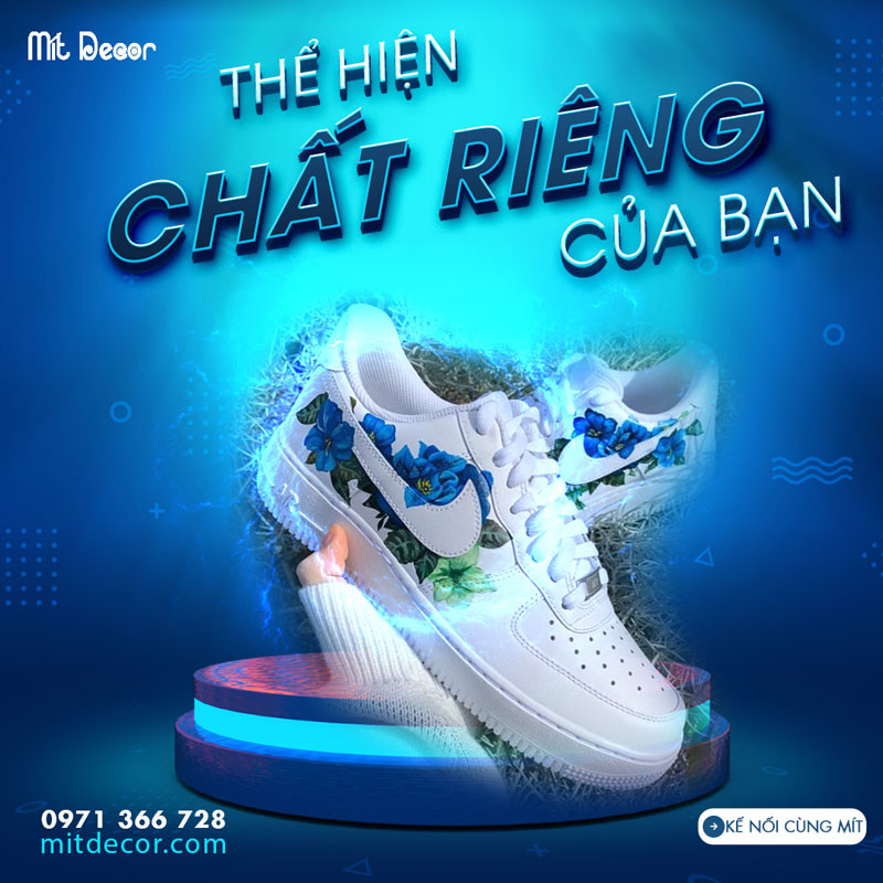 custom giay cung mit decor