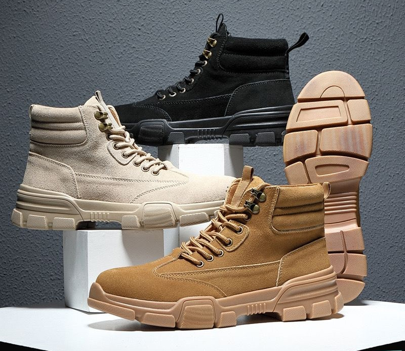 Giày Boots cao cổ nam style Hàn Quốc