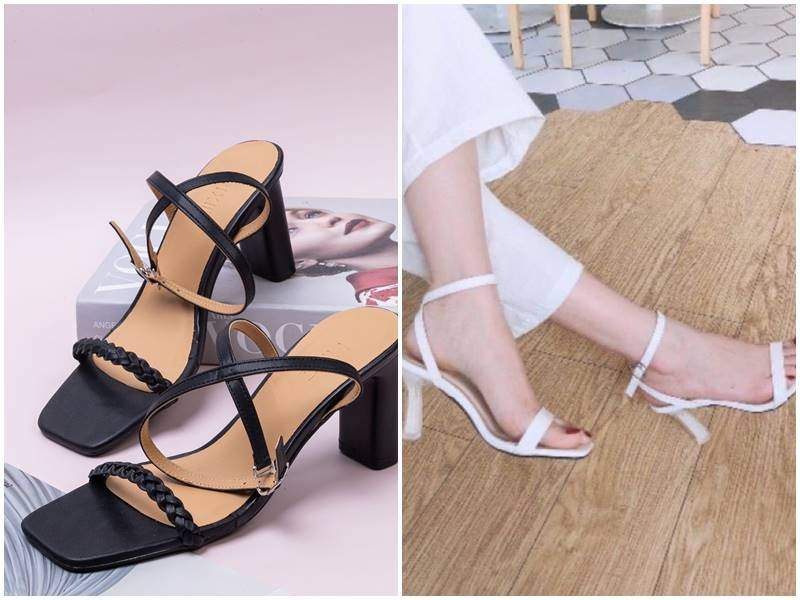 Giày cao gót slipper màu kem nhã nhặn, lựa chọn thanh lịch khi áo dài mang giày gì