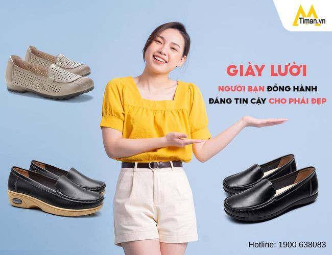Giày lười nữ cao cấp Converse Brand VN với thiết kế hiện đại, dễ dàng phối đồ