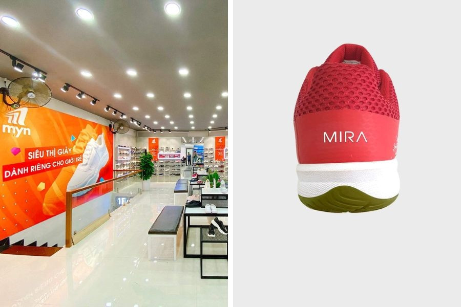 Giày Myn, một trong những shop giày thể thao Đà Nẵng nổi bật với đa dạng sản phẩm