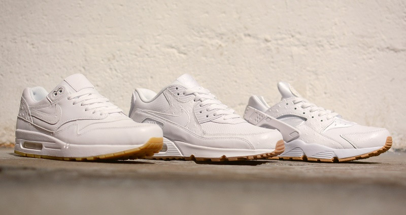 Giày Nike Air Huarache Premium White and Gum Pack trắng nam đẹp thể thao