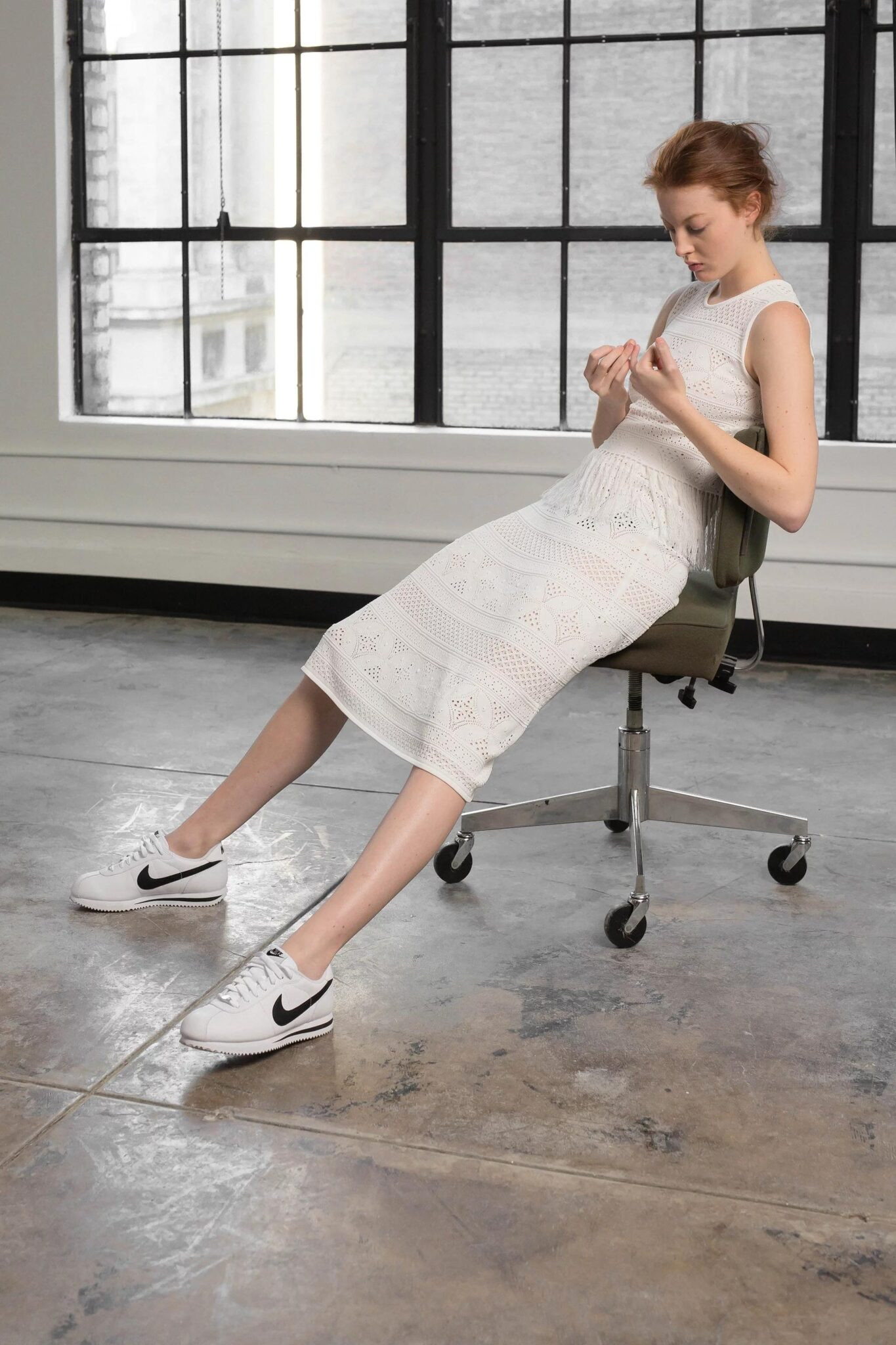Giày Nike Cortez Leather White tinh tế