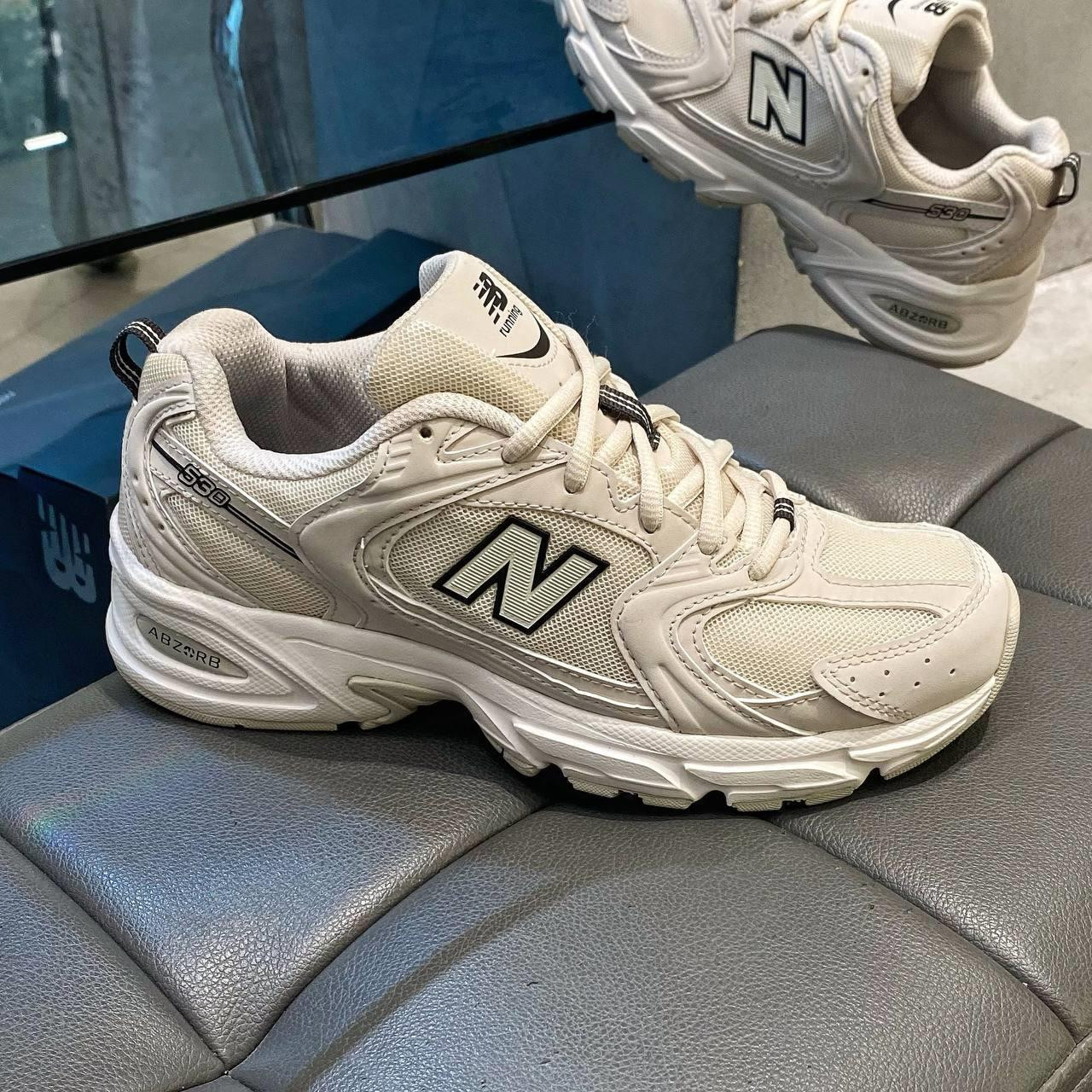 Giày sneaker nam trắng đế cao New Balance 530 Running Ivory được ưa chuộng