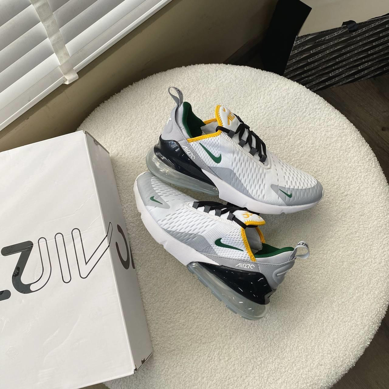 Giày sneaker nam trắng đế cao Nike Air Max 270 thiết kế độc đáo