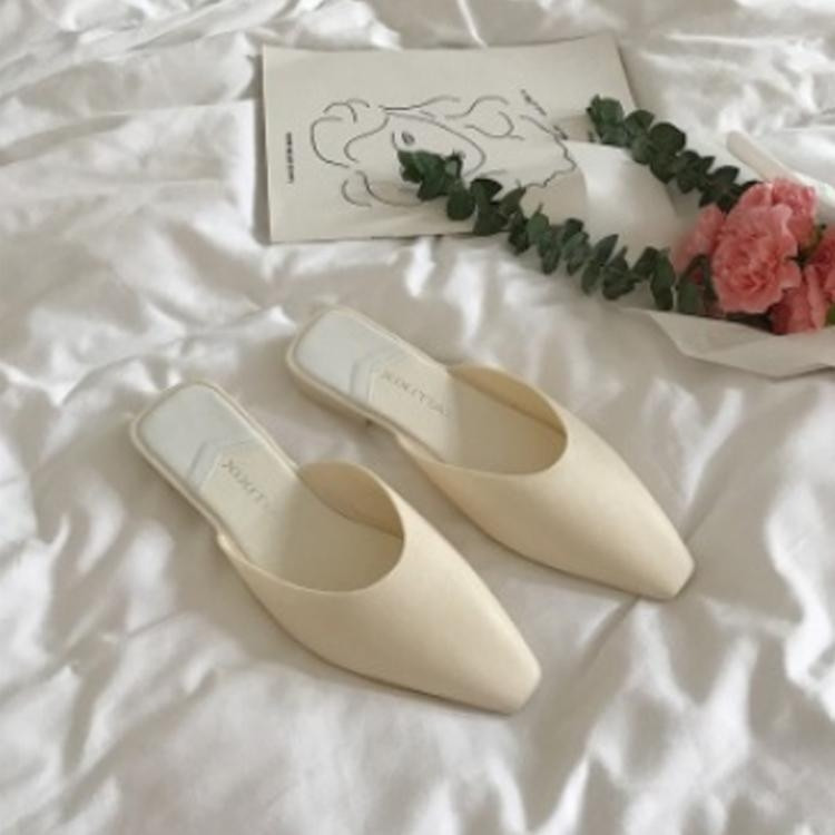 Giày sục giả da