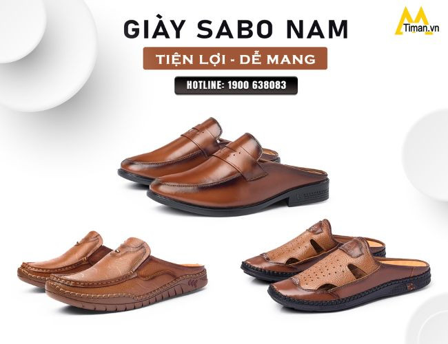 Giày sục nam đẹp đa dạng mẫu mã và chất liệu
