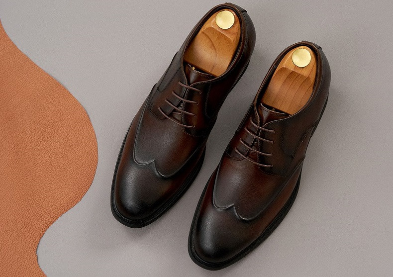 Giày tây nam Derby Wingtip thời trang GCLAA702-6-CF