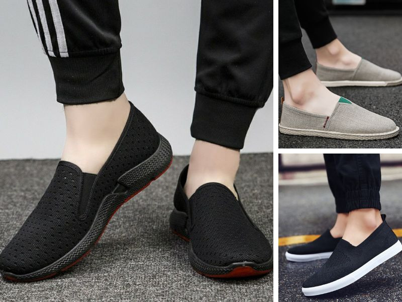 Giày thể thao nam Slip-on tiện lợi, dễ phối đồ hàng ngày