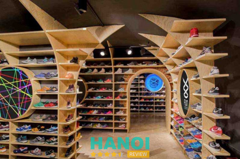Không gian trưng bày giày sneaker độc đáo tại Running Store