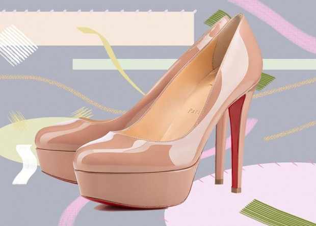 Mẫu giày Louboutin Bianca mũi tròn với đế platform, mang lại sự thoải mái và vẻ đẹp thanh lịch được nhiều phụ nữ ưa chuộng.