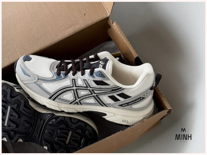 Mẫu giày thể thao nữ ASICS GEL-Venture 6 ‘Blue Grey’ đa năng