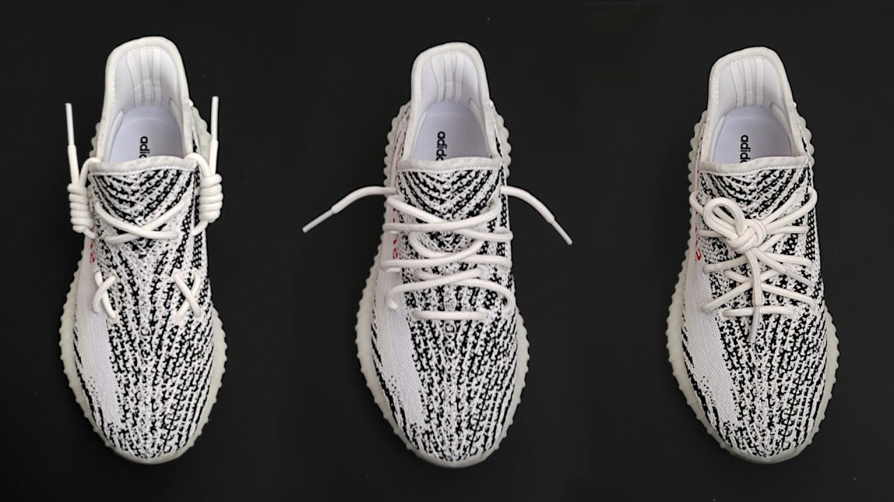 Nghệ thuật thắt dây giày thể thao Adidas Yeezy