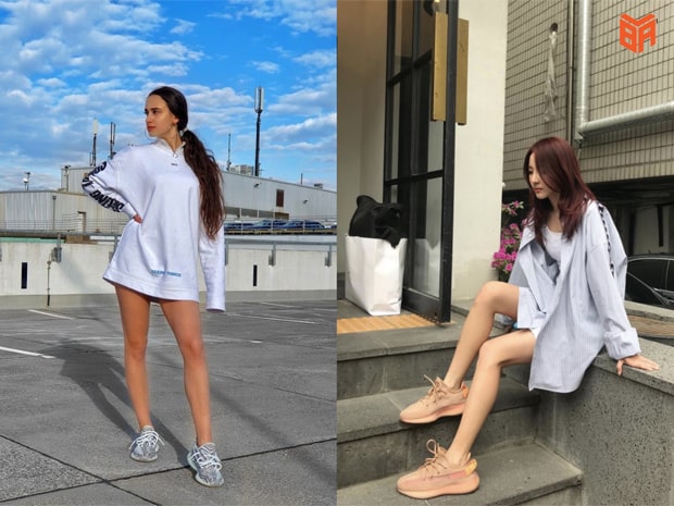 Cách Phối Đồ Với Giày Yeezy 350 Nữ Cực Chất, Chuẩn Xu Hướng