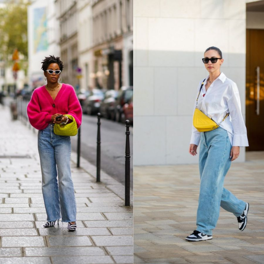 Phối giày cùng quần baggy jean nữ đúng vào từng hoàn cảnh