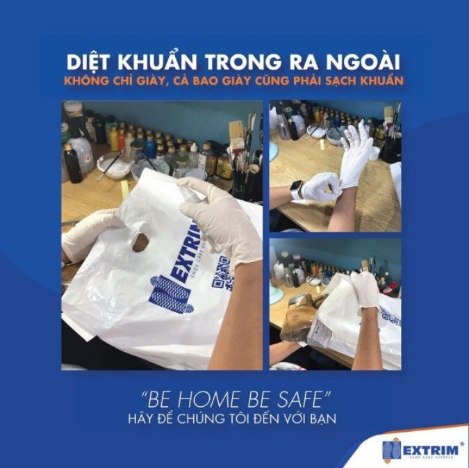 Quy trình vệ sinh giày thể thao kỹ lưỡng, đảm bảo sạch khuẩn và chuẩn bị cho việc dán keo