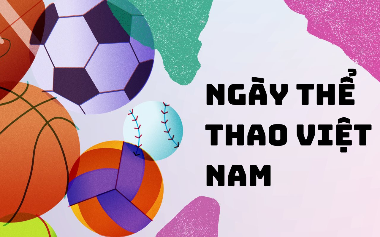 Sân vận động tràn ngập người dân tham gia hoạt động thể thao hưởng ứng Ngày Thể thao Việt Nam.