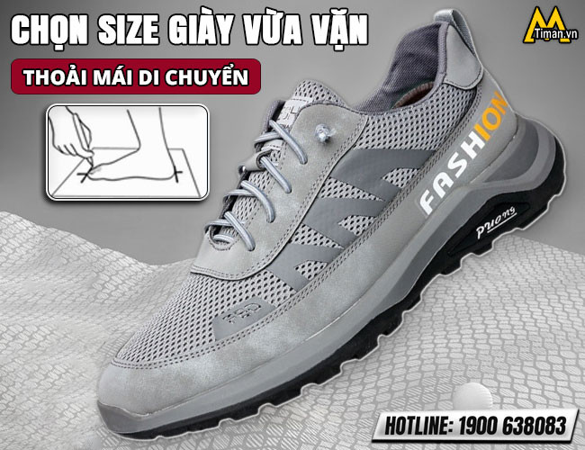 Tầm quan trọng của việc chọn đúng size giày da thể thao nam