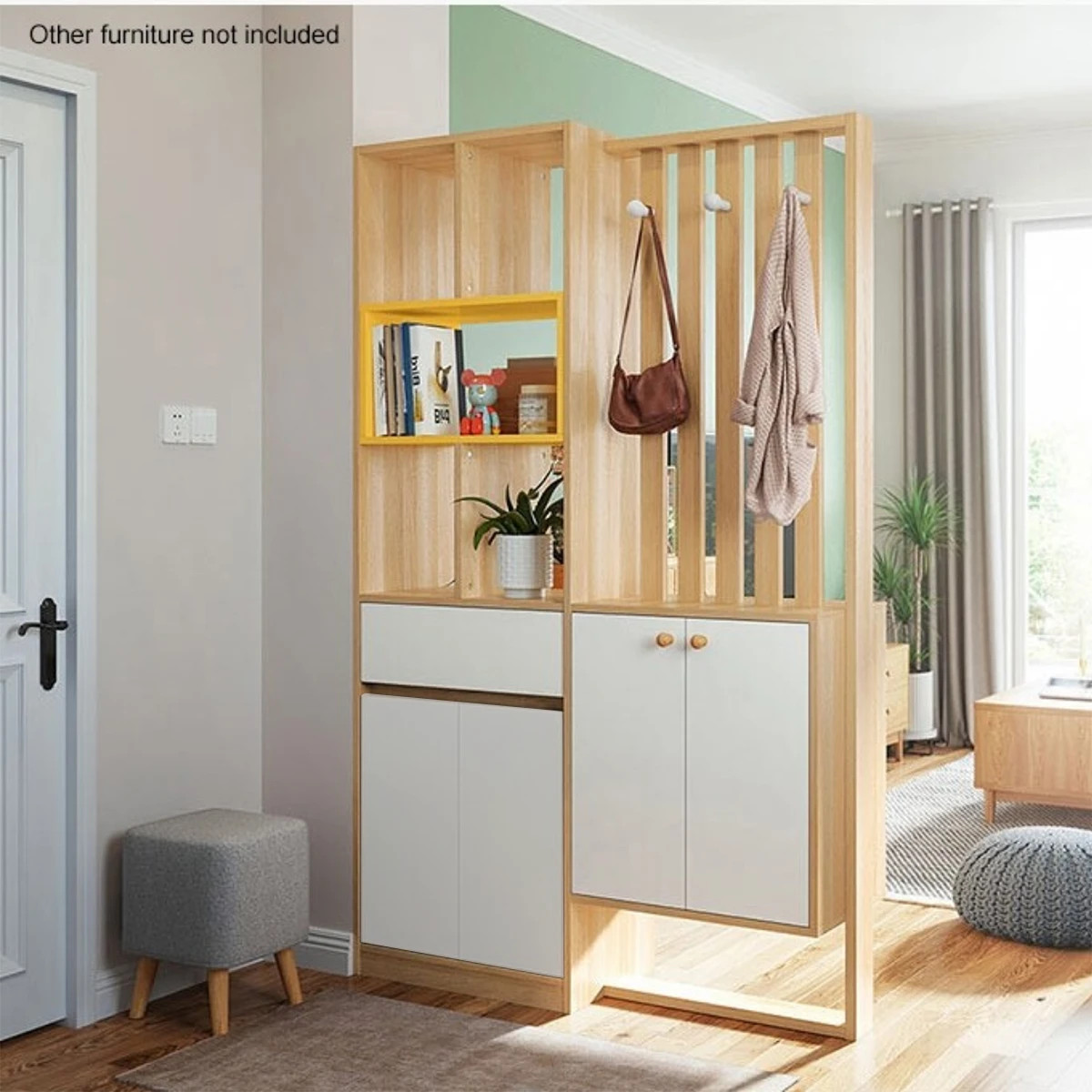 Tủ giày dép gỗ công nghiệp đa năng Raina