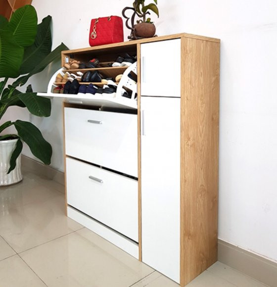 tủ giày dép gỗ công nghiệp thông minh
