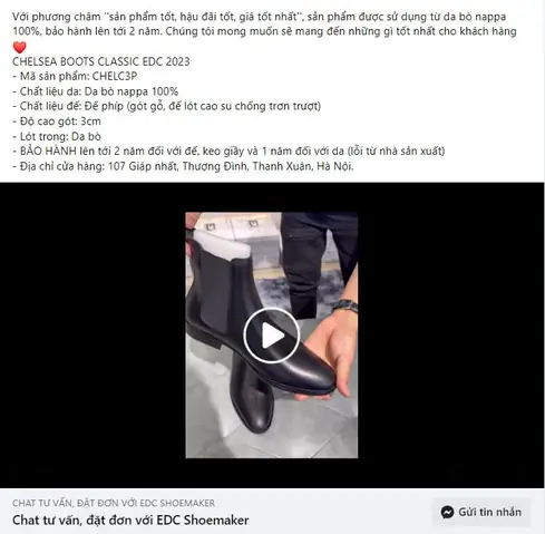 12 Mẫu Content Bán Giày Quảng Cáo Facebook Hiệu Quả