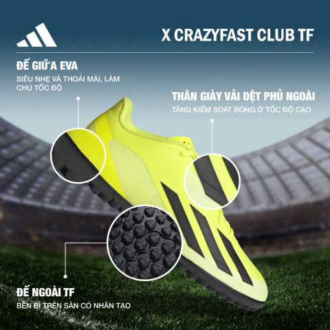 Giày bóng đá X18.3 sân nhân tạo: Đánh giá chi tiết