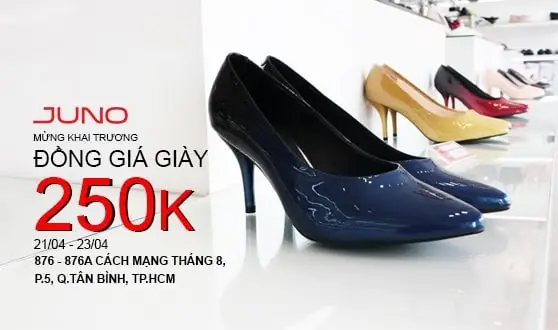 Bộ Sưu Tập Giày Juno Tháng 8 2017: Khám Phá Những Thiết Kế Đáng Nhớ
