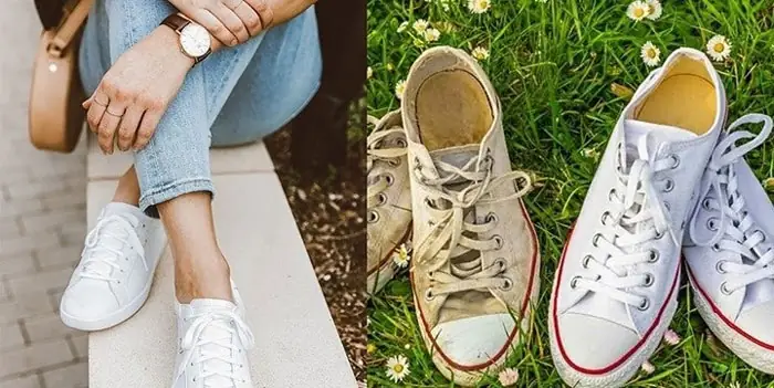 Nỗi lo lắng khi bạn mang những đôi giày Converse được thiết kế đế giày với gam màu trắng đó chính là đế giày Converse bị ố vàng. Dù bạn giữ gìn rất cẩn thận nhưng trong quá trình sử dụng sẽ dẫn đến trên giày xuất hiện những vết ố vàng rất khó chịu. Tuy nhiên, bạn cũng có thể làm sạch những vết ố đó tại nhà bằng những cách mà Drake VN gửi đến bạn qua bài viết dưới đây.