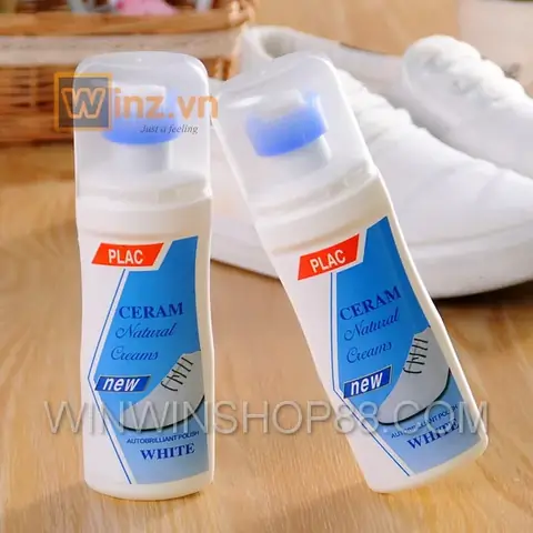 Chai xịt trắng giày Plac kèm đầu cọ Chai xịt trắng giày Plac kèm đầu cọ