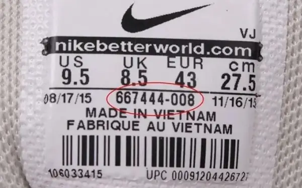 Hướng Dẫn Check Giá Giày Nike Made In Indonesia Bằng Mã
