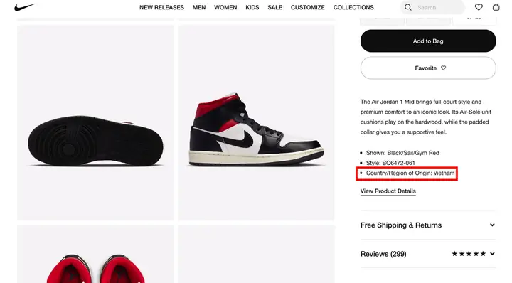 Giá Của Giày Nike Air Nữ Made In Vietnam Là Bao Nhiêu?