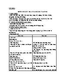 Giáo Án “Đôi Giày Ba Ta Màu Xanh”: Hướng Dẫn Chi Tiết Lớp 4 Giáo Án "Đôi Giày Ba Ta Màu Xanh": Hướng Dẫn Chi Tiết Lớp 4