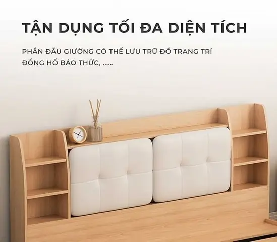 3. Công năng sản phẩm giường 1m6x2m - GP388 3. Công năng sản phẩm giường 1m6x2m - GP388