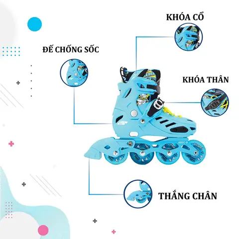 Tổng quangiày Patin trẻ em Cougar MZS 313 Tổng quangiày Patin trẻ em Cougar MZS 313