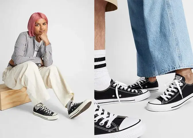 Giày Converse cổ cao hay thấp: Đâu là lựa chọn dễ phối đồ hơn? Giày Converse cổ cao hay thấp: Đâu là lựa chọn dễ phối đồ hơn?
