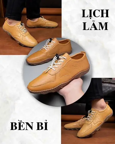 Giày casual nam CA33 lịch lãm